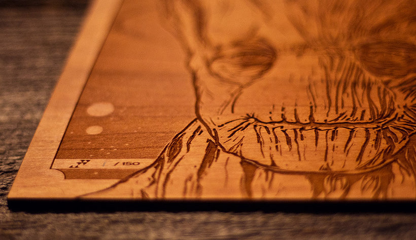 I am Groot Wood Portrait