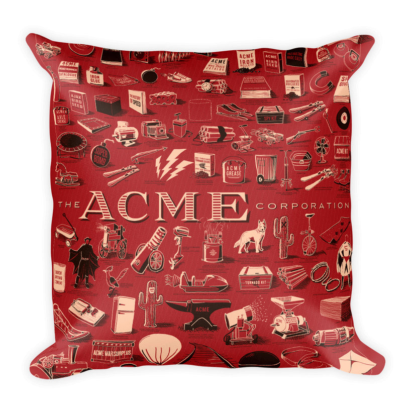 ACME Corporation Square Pillow