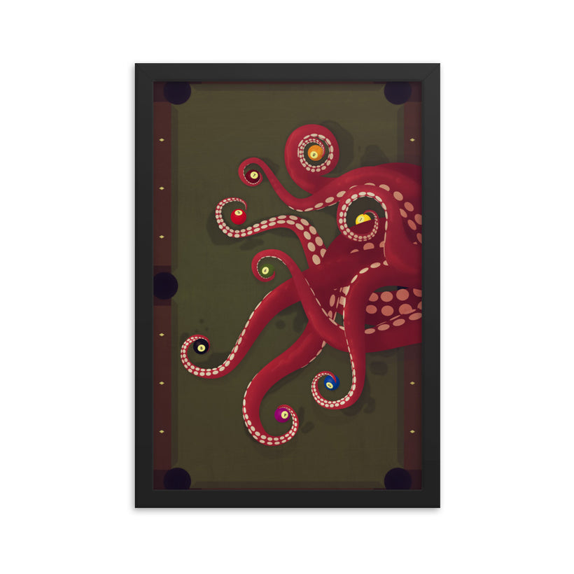 Eight Balls Framed poster