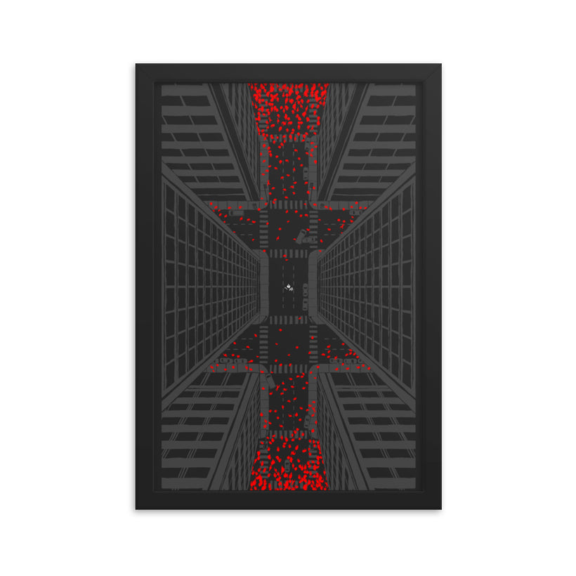 The Deadline (Zombies) Framed poster