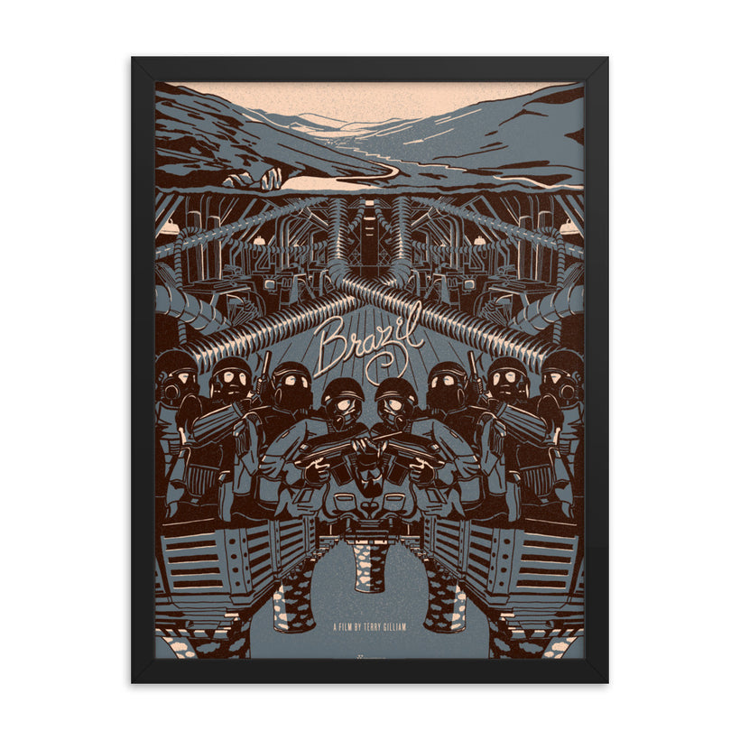 Brazil framed movie poster
