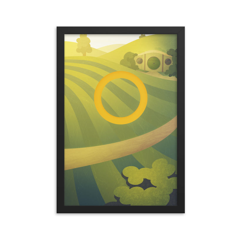The Shire (The Fellowship of the Ring) Framed poster
