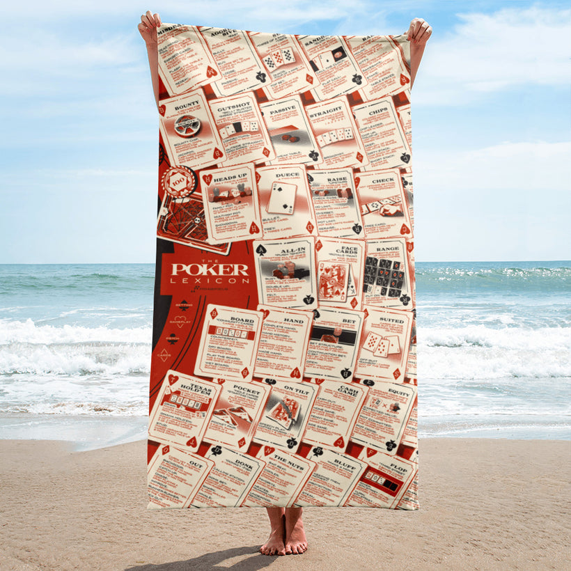 Poker Lexicon Towel