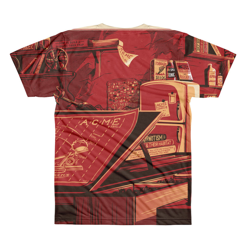 Desk of Mr. Coyote: ACME All-Over Printed T-Shirt