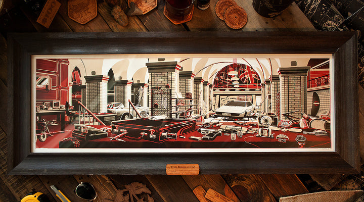 Every 007 Gadget Ever: The Desk of Q Poster Process