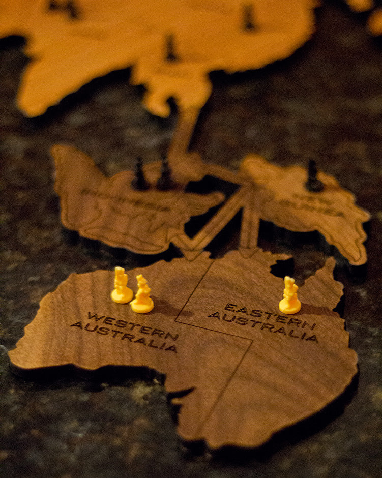 Wooden World Map | Luxury Board Game