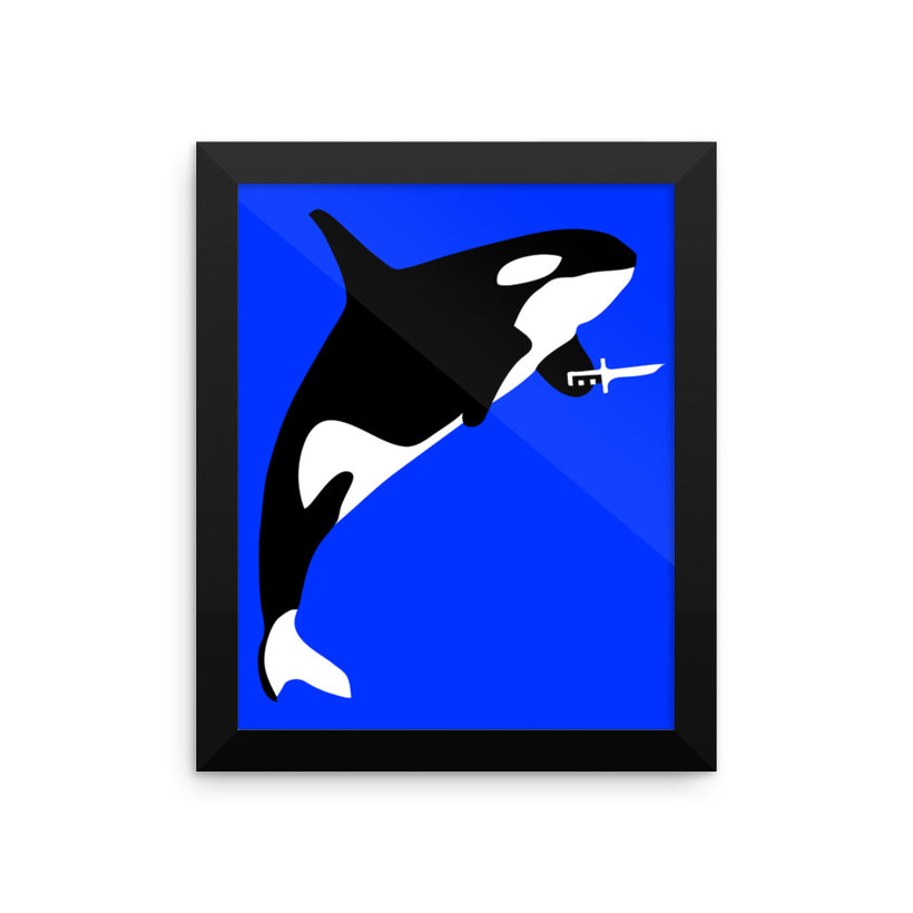 Killer Whale: Framed poster