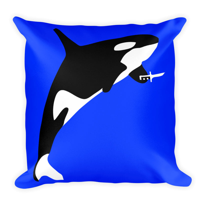 Killer Whale: Square Pillow