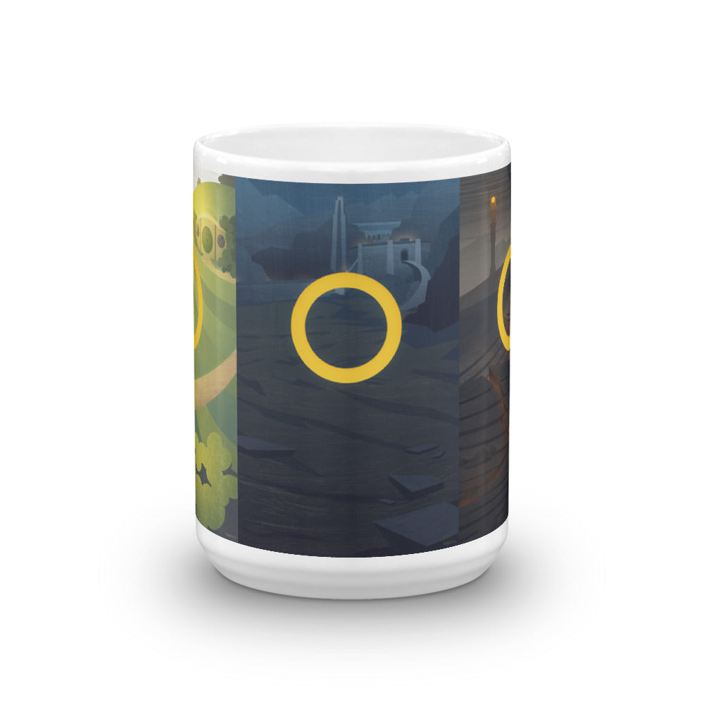 Mug map mordant The Lord of the Rings ceramic mug The Lord of the